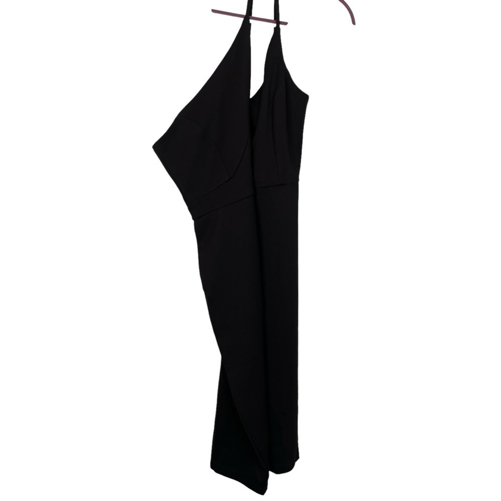 Chloe Kristyn Nicole Black Cutout One Shoulder Dress - Picture 3 of 11
